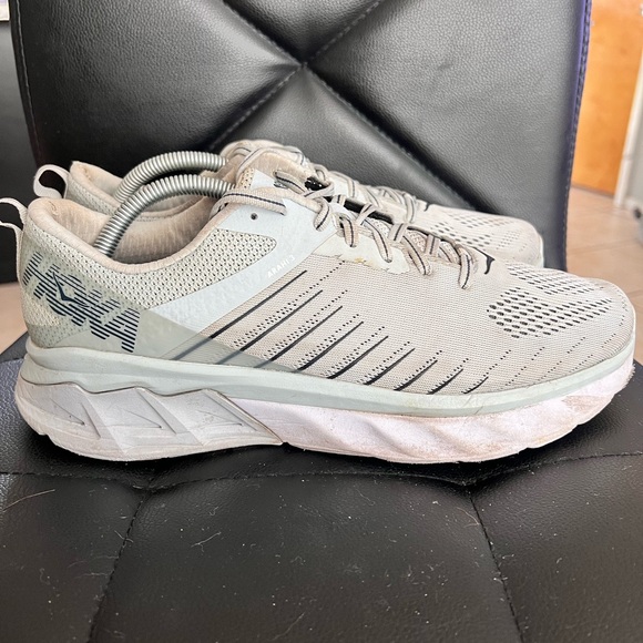 Hoka One One Arahi 3 Gray Woman Size 10.5 F27219E - Picture 4 of 6
